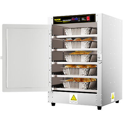 #ad VEVOR Hot Box Food Warmer 19quot;x19quot;x29quot; 5 Removable Shelves w Food Boxes amp; Gloves $275.99
