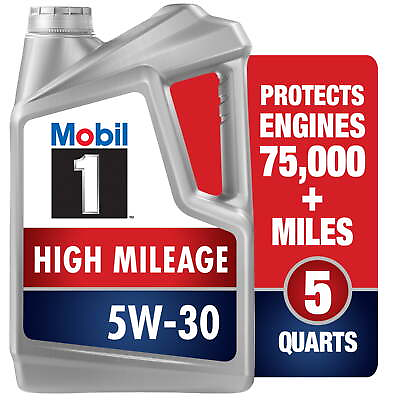 #ad #ad High Mileage Full Synthetic Motor Oil 5W 30 5 Quart $22.40