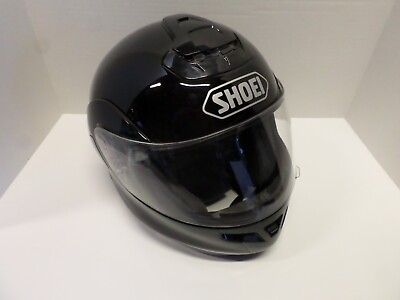 #ad SHOEI MULTITEC Modular Motorcycle Helmet Size M Gloss Black $185.00