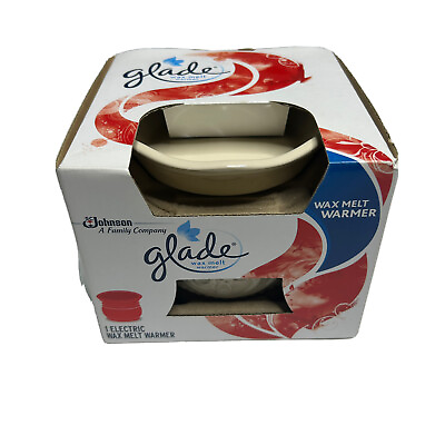 Glade Wax Melt Electric Warmer For Air Freshener Ivory Color Brand New $17.99