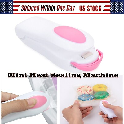 #ad Handheld mini Heat Sealer Poly Bag Sealing Machine Food Portable Plastic Small $6.25