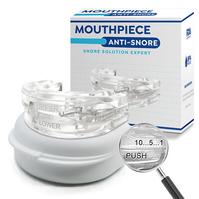 #ad NEW Stop Snoring Mouthpiece Sleep Apnea Guard Anti Snore Pure Grind Aid US $10.99