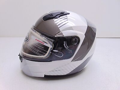 #ad GMAX MD 04S Modular Reserve Snow Helmet White Silver 3XL $59.99
