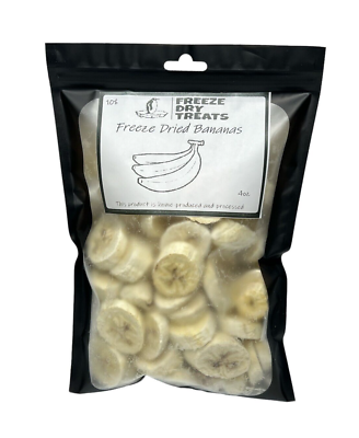 Freeze Dried Banana Sliced Chips Camping Hiking Survival Storage Food 3oz $10.49