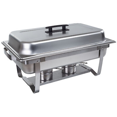 #ad #ad 9 QT Chafing Dish Buffet Set Food Warmers for Parties Stainless Steel $76.99