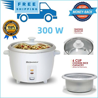 Best Small Rice Cooker Maker Food Steamer Electric Warmer Kitchen Brown Japanese $24.99