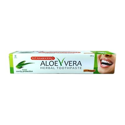 #ad KP NAMBOODIRIS ALOEVERA HERBAL Toothpaste HEALTHY MOUTH IN NATURAL WAY $82.47