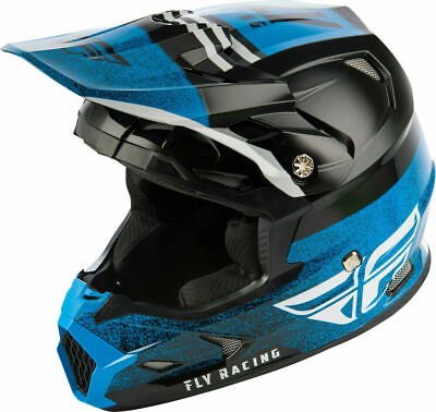 FLY RACING TOXIN EMBARGO HELMET BLACK BLUE Youth Small 73 8533YS $149.95