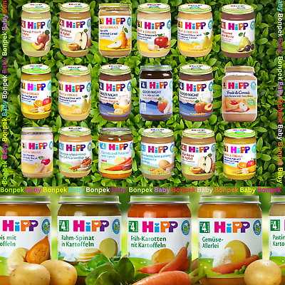 HiPP Organic Baby Food Jars HiPP Jarred Baby Food For 4 Months Old and Above $15.99