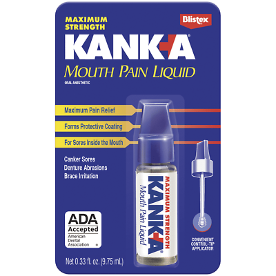 #ad #ad Blistex Kanka Mouth Pain Liquid Professional Strength 0.33 oz ea 05 24 $9.88