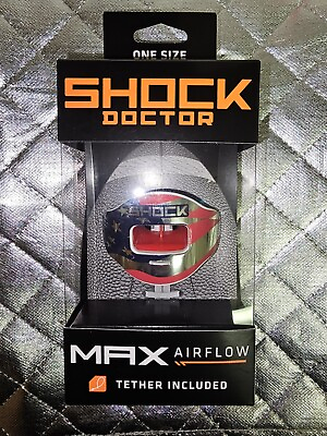 #ad Shock Doctor Sport Max Airflow Mouth Guard One Size Fits Most American Flag🔥🔥 $14.98