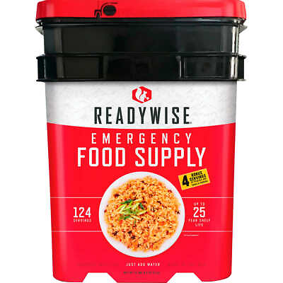 Readywise Emergency Food Supply 124 servings 4 Bonus servings 10 lbs 15.1 oz $97.25