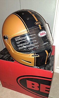 #ad #ad Bell Helmet Eliminator Rally Matte Gloss Black Orange 3xl XXXL MOTORCYCLE $280.00