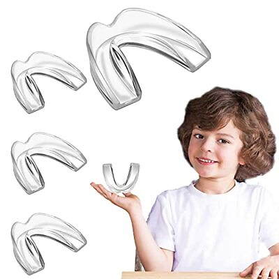 #ad Kids Mouth Guard for Teeth Grinding Pack of 4 Bite Guards Dental Guard Case... $22.79