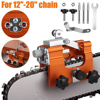 Portable Chainsaw Sharpening Jig Sharpener Kit for 12 20quot; Chainsaw amp;Electric Saw $16.98