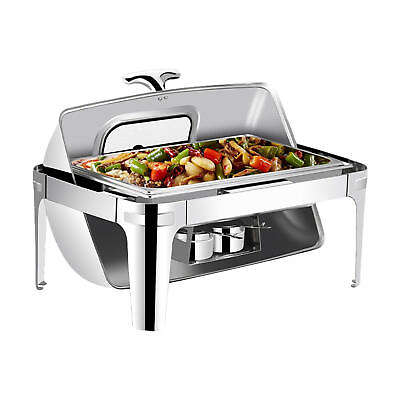 #ad Chafing Dish Buffet 9L Square Stainless Steel Food Keep Warm Dining Stove $166.50