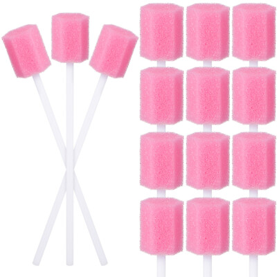 200 Pcs Dental Swabs Disposable Sponge Swabs Mouth Cleaning Oral Care Swabs $15.61