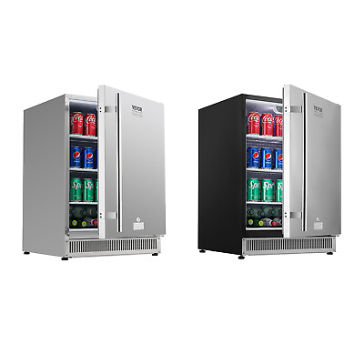#ad VEVOR 24quot; Built in Beverage Refrigerator Fridge Cooler 185QT Beer Indoor Outdoor $577.99