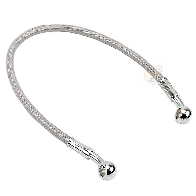 140cm Motorcycle Universal Braided Stainless Brake Clutch Oil Hose Line Pipe $16.44