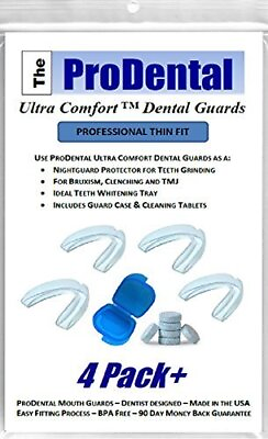 #ad #ad Mouth Guard for Grinding Teeth 4 Pack Thin and Trim Anti Grinding Teeth Wh $24.71