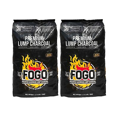 #ad FOGO Premium Oak Restaurant All Natural Hardwood Lump Charcoal for Grilling a... $110.39