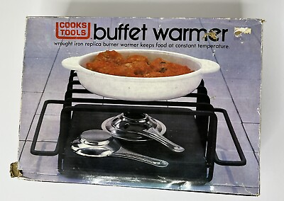 #ad Cooks Tools Wrought Iron Buffet Warmer Burner Keeps Food At Constant Temperature $15.74