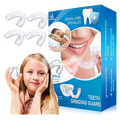 #ad #ad Kids Mouth Guard for Grinding Teeth Pack of 4 Night Sleep Teeth Guards Elimin... $24.99