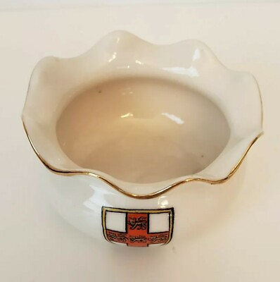 #ad Vintage W. H. Goss Eggshell Porcelain Crest Ware: CITY OF YORK $6.47