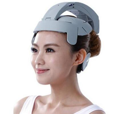 New Head Massager Helmet Brain Relax Electric Vibration Acupuncture Machine $40.87