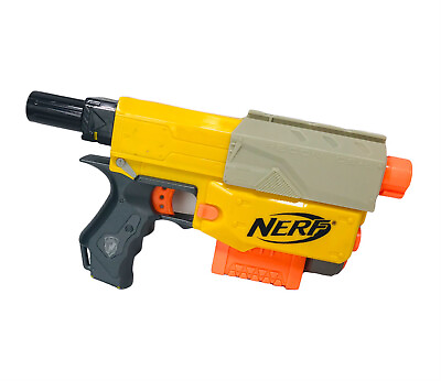 Nerf CS 6 Recon Body Gun Only For Mod Soft Dart Yellow WORKS Toy Replacement $12.97