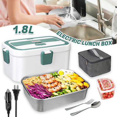#ad #ad Electric Lunch Box Food Warmer for Car Truck Work Fast Portable Food Heater US $30.99