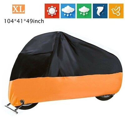 #ad #ad Motorcycle Cover Bike Waterproof Outdoor Rain Dust Sun UV Scooter Protector XL $15.90
