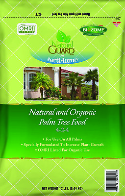 #ad Fertilome Natural Guard Natural and Organic Palm Tree Food 4 2 4 12lbs $18.89