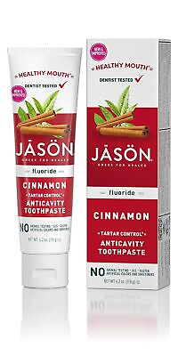 #ad Jason Healthy Cinnamon Mouth Toothpaste with Fluoride 4.2 oz $7.74