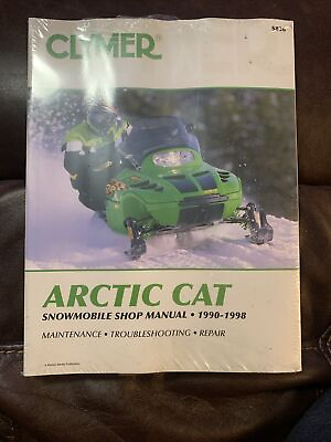 #ad #ad 1990 1998 Artic Cat Snowmobile Repair Service Manual Clymer S836 NEW Free Ship $49.95