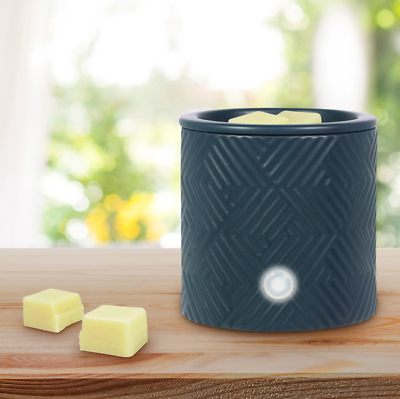 Electric Navy Blue Ceramic Fragrance Scented Wax Melt Warmer $11.99