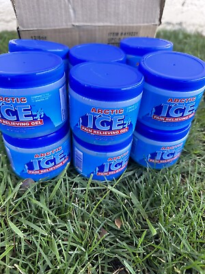 #ad Lot Of 12 Jars Artic Ice Pain Relieving Gel 6 oz 12 Jars $23.99