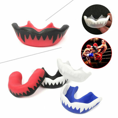 #ad #ad Mouth Protector Guard Mouthguard Boxing MMA Sparring Muay Thai Taekwondo Sports $11.00
