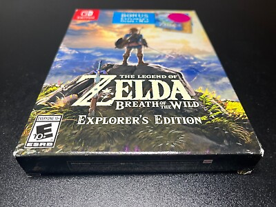 RARE L@@K Legend of Zelda Breath of the Wild Explorer#x27;s Edition Nintendo Switch $210.00
