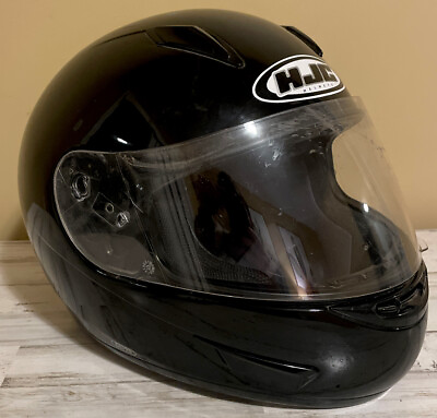 #ad Motorcycle Helmet HJC CL 15 Full Face XXL Black. DOT Certified READ $59.99
