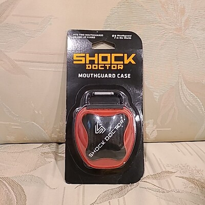 #ad #ad SHOCK DOCTOR Sport Case for Mouthguard amp; Lip Guard Red New $12.00