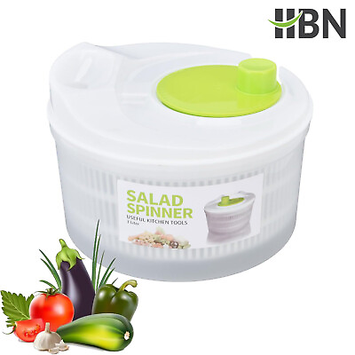 #ad BN LINK 3L Salad Spinner with Drain Quick and Easy Multi Use Lettuce Spinner $14.24