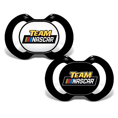 #ad BabyFanatic NASCAR Officially Licensed Pacifier 2 Pack $14.99