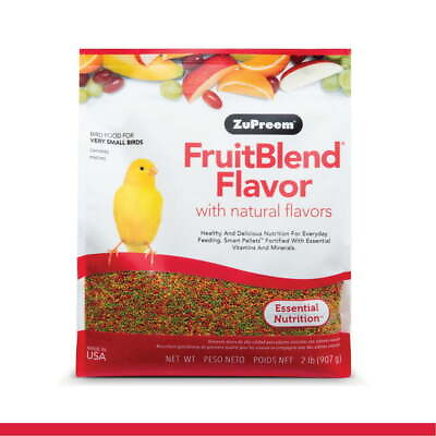 #ad Zupreem Fruitblend Flavor Bird Food For Very Small Birds 2 Lbs $10.72