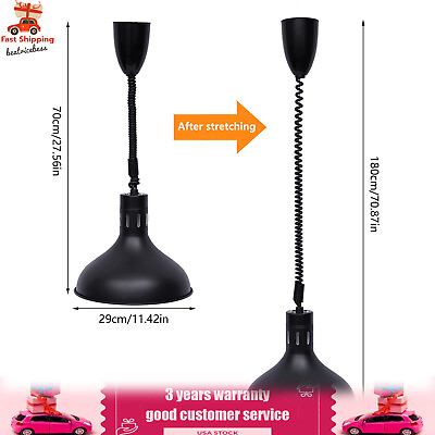 #ad Food Heat Lamp Commercial Food Warmer Lamp Food Heating Lamp 250W Hanging $78.80