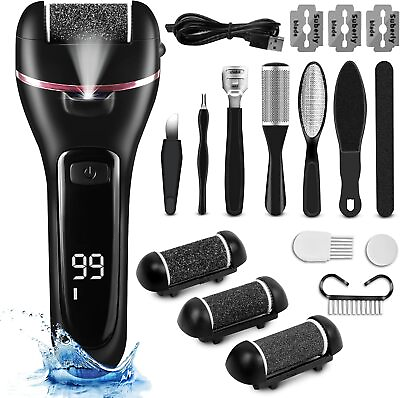 #ad Electric Foot Grinder File Callus Dead Skin Remover Pedicure Tool Rechargeable $15.99