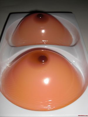#ad #ad Silicone Breast Enhancer Increase 2 Sz Instantly With Brown Nipple Fullness Sz L $24.65