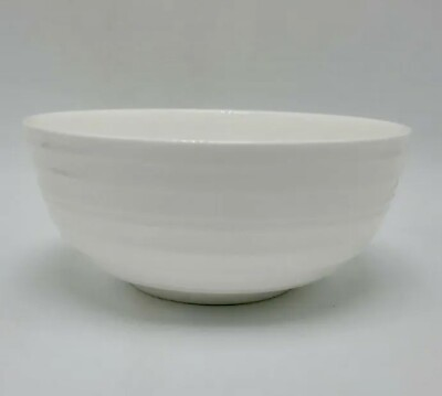 #ad Mikasa Swirl White Bone China Coupe Soup Cereal Bowl s 6” Qty 1 Mult Avail EUC $20.00