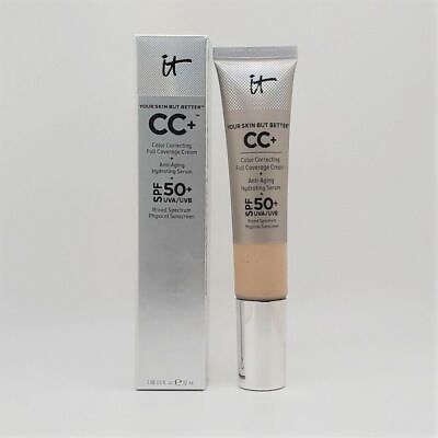 IT Cosmetics Your Skin But Better CC Full Coverage Cream SPF50 Light or Medium $18.95
