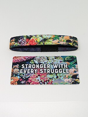 #ad Zox #34623 Stronger With Every Struggle NEW Med Wristband Collector#x27;s Card $18.00